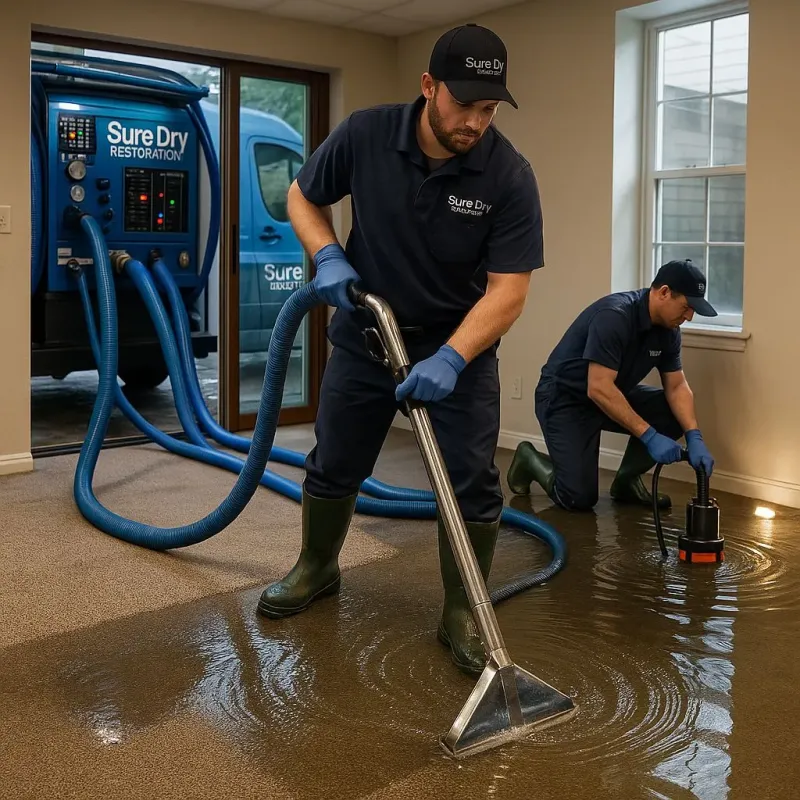 Water Extraction and Removal process in Lawrenceburg, TN